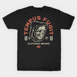 TEMPUS FUGIT - Front&Back - Grim Reaper T-Shirt